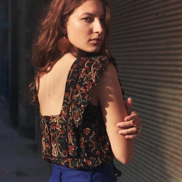 Sezane Tops - SEZANE Amande Ruffle Top